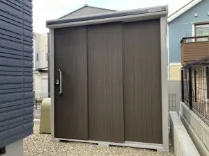 名古屋市守山区　物置工事