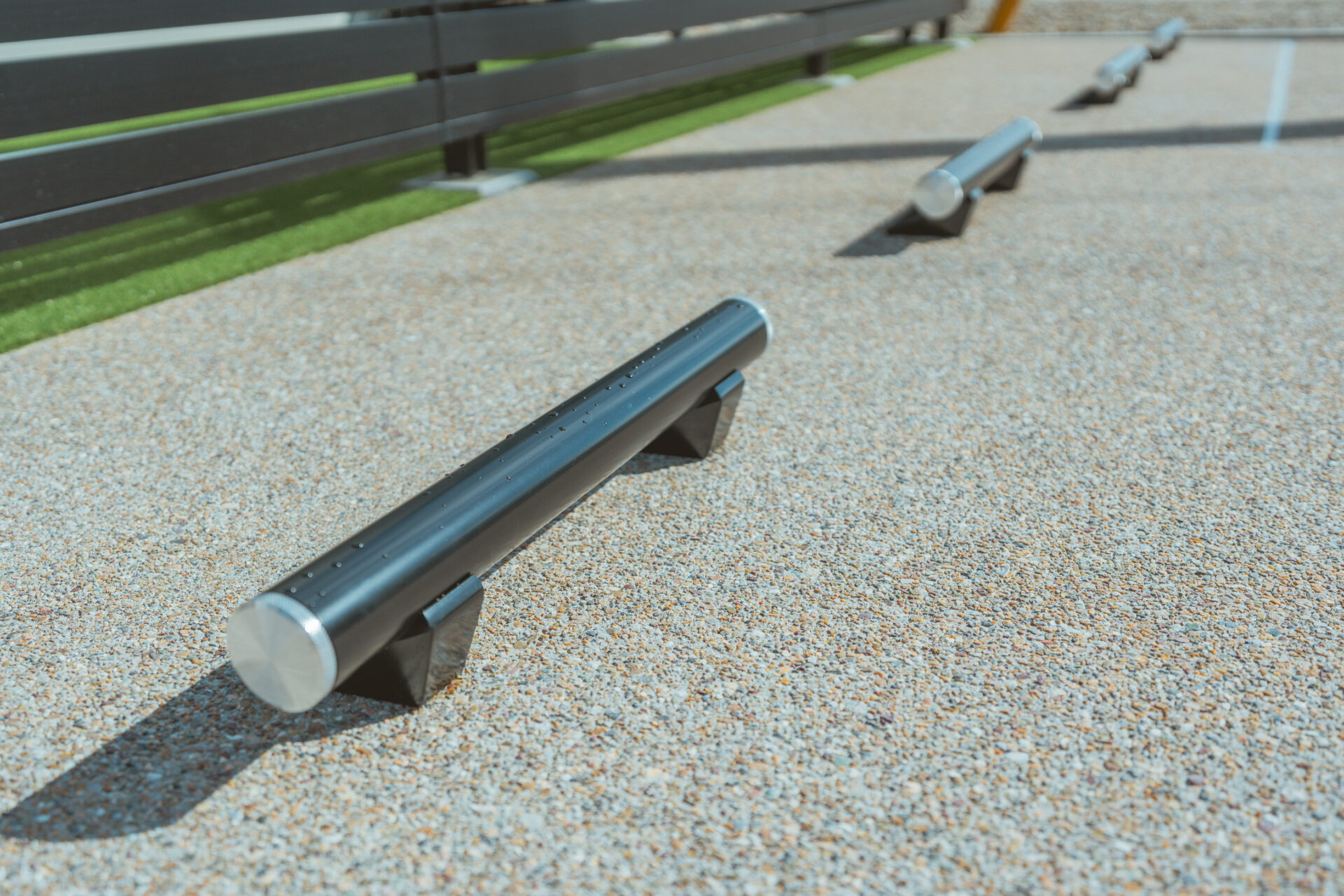 オシャレな車止め